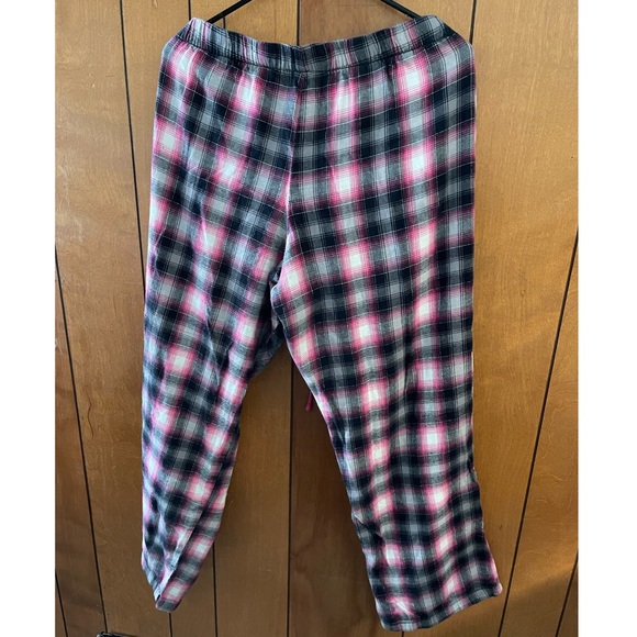🔴 Flirtitude Black Pink Plaid Sleep Pants PJ Pants XL Waist 36” - Picture 6 of 9